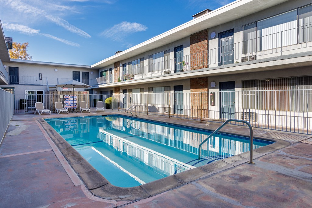 the pool of our community with a 

swimming pool