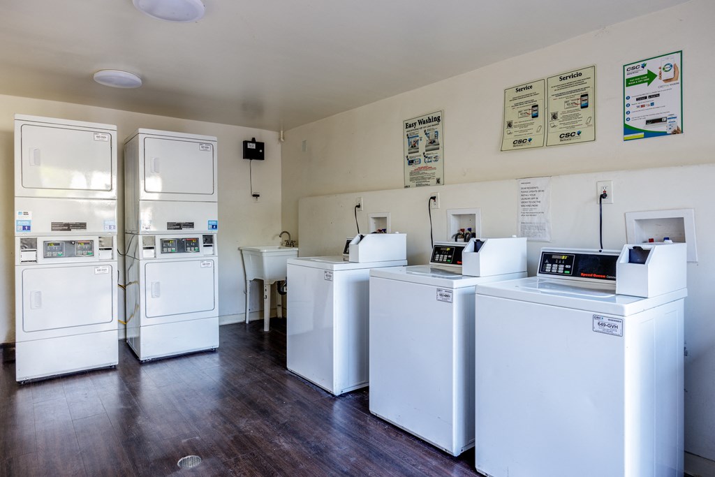Our on site laundry room