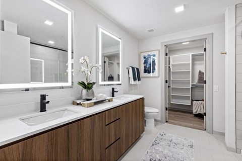 B2 bathroom warm color scheme