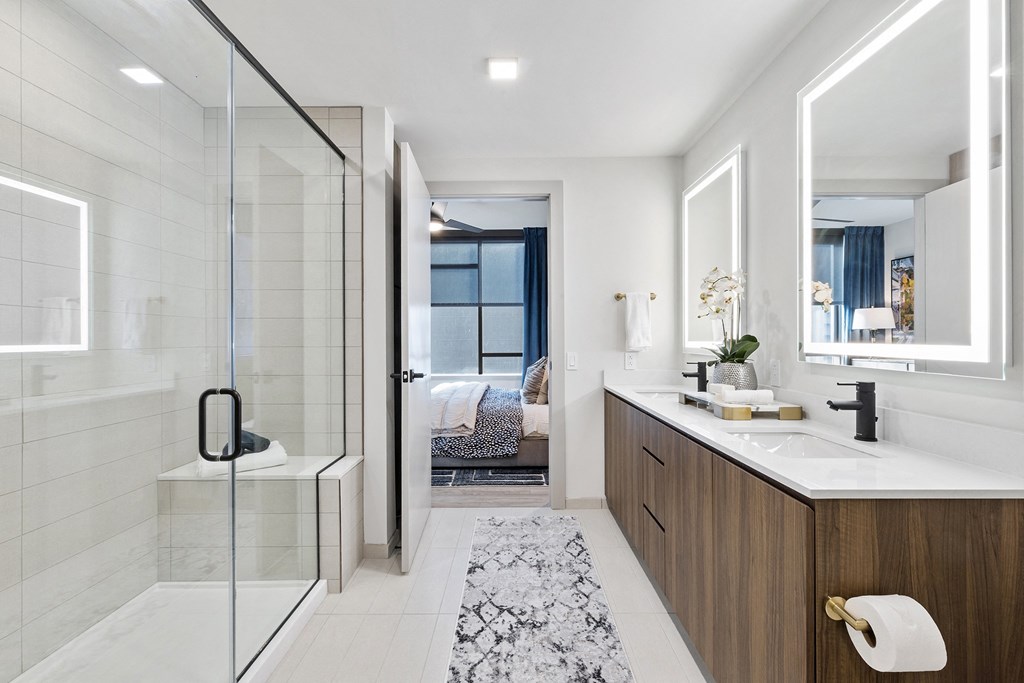 B2 bathroom warm color scheme