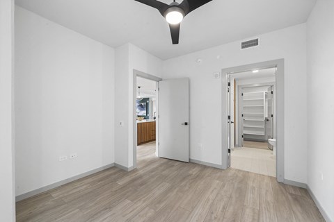 View of bedroom into Bathroom at 1909 Rittenhouse