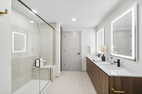 Bathroom in unit at 1909 Rittenhouse