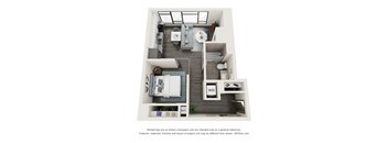 S3a floorplan studio one bathroom