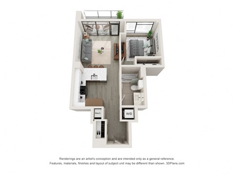 S4 floorplan studio one bathroom
