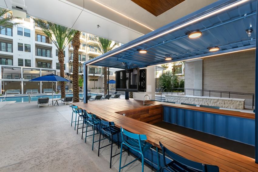 Auric Outdoor Bar and Game Area