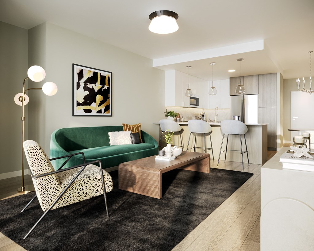 Josephine Living Room & Kitchen