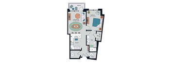 Society at Laurens A10 Floor Plan