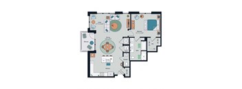 Society at Laurens A21 Floor Plan