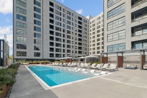 The Alcott Pool, Sundeck, & Cabanas