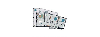 Society at Laurens B13 Floor Plan