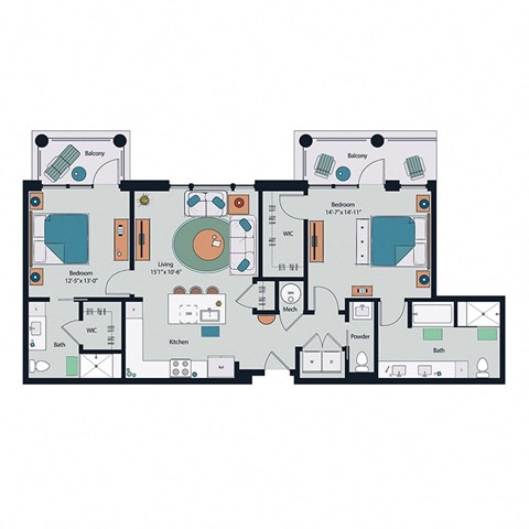 2 Bedroom B1