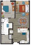 Denver Uptown Apartment one bedroom