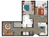 Denver Uptown Apartment one bedroom