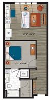 Denver Uptown Apartment one bedroom