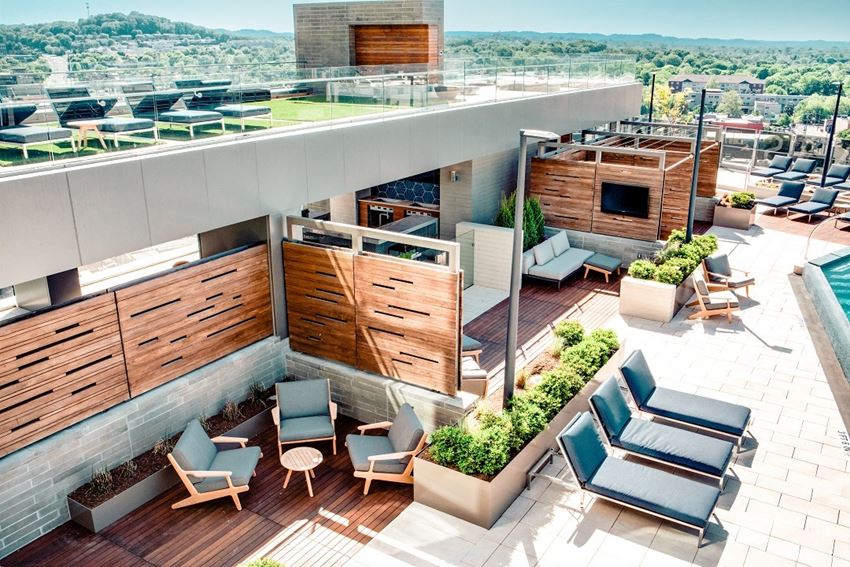 ariel view of 11th and 12 floor sky decks - Photo Gallery