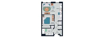 Society at Laurens S1 Floor Plan