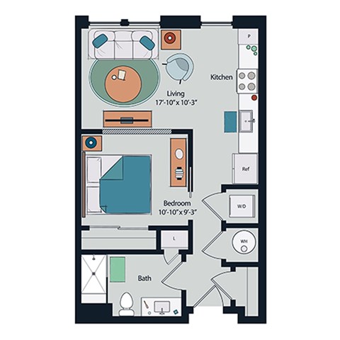 Society at Laurens S1 Floor Plan