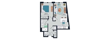 Society at Laurens Studio S3 Floor Plan