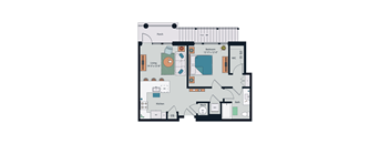 Society at Laurens A3 Floor Plan