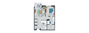 Society at Laurens A13 Floor Plan