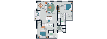 Society at Laurens B10a Floor Plan