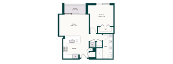 1 bedroom A4 apartment