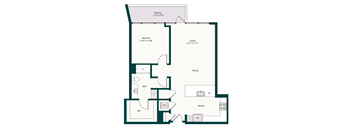 1 bedroom A8 apartment