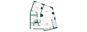 1 bedroom A10 apartment