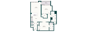 2 bedroom B1 apartment