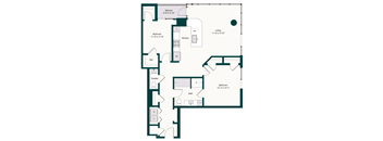 2 bedroom B2 apartment