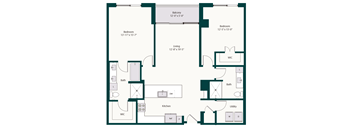 2 bedroom B4 apartment