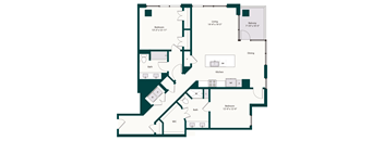 2 bedroom B6 Apartment