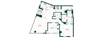 2 bedroom B7 apartment