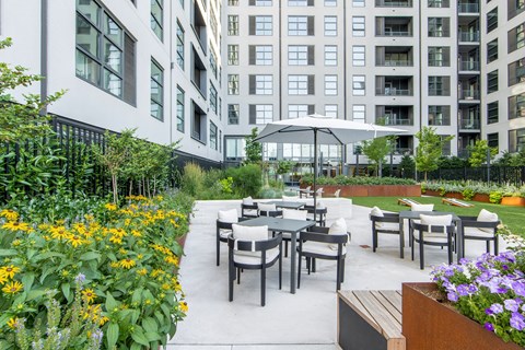 The Alcott Courtyard Lounge & Seating
