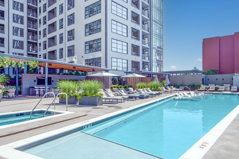 The Alcott Pool, Sundeck, & Bar