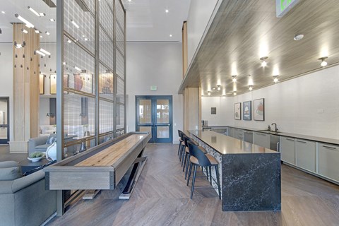 The Alcott Resident Club, Bar, and Shuffleboard