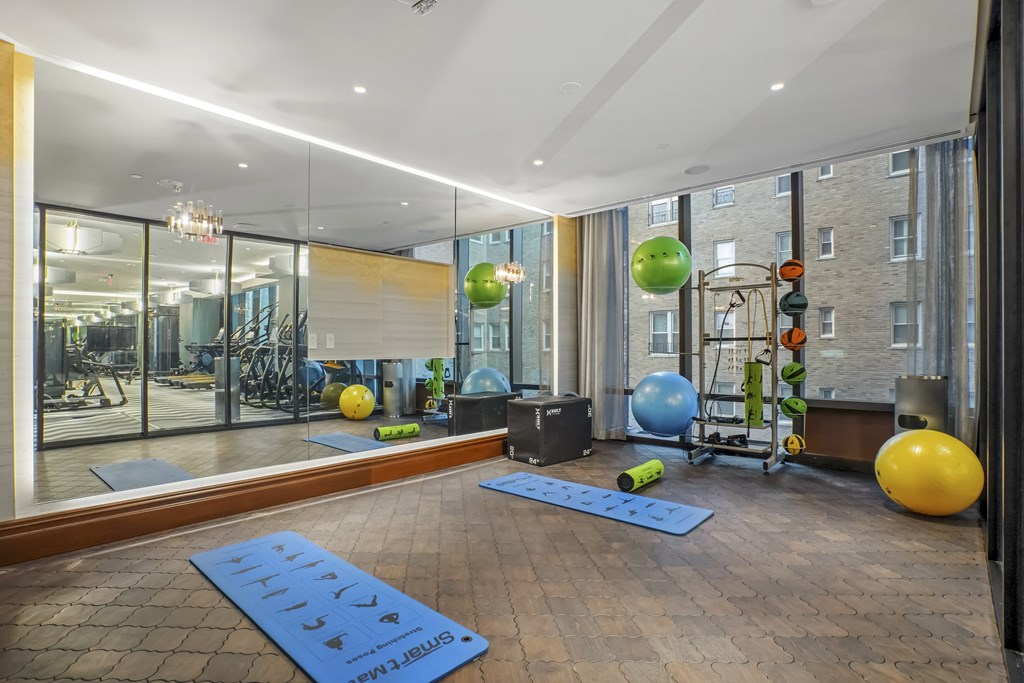 Yoga Studio with Echelon Fitness Mirror