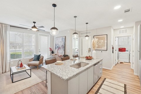 Arden Karl's Farm Kitchen and Living Room