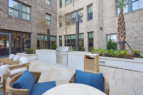 Society - Outdoor Grilling and Seating