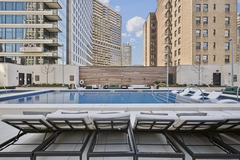 Heated Resort-Inspired Pool with Sun Shelves
