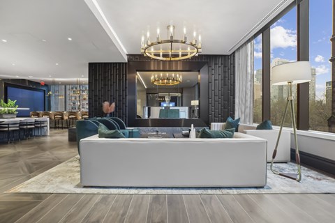 Elegant Duel-Facing Fireplaces and Lounges