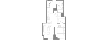 02 Plan - Jr 1-Bed