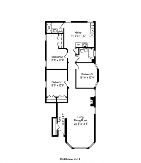 bedroom floor plan | the madison at ballston station
