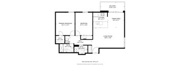 a floor plan of a house