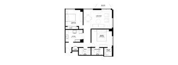 2 Bedroom - 2 Bathroom