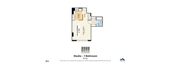 Studio A - 1 Bath