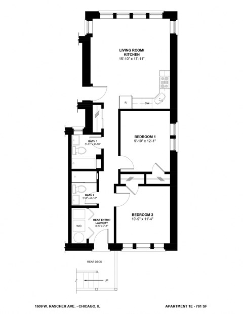 5424-26 N. Ashland Ave. 1-2 Beds Apartment for Rent - Photo Gallery 10