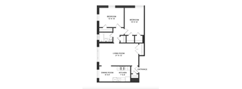 2 Bedroom - 1 Bathroom