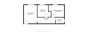 a floor plan of a small house