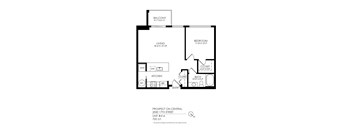 a floor plan of a house with an open floor plan